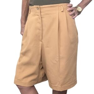 Vintage Retro Tehama Nancy Haley High Waisted Pleated Rayon Culottes Shorts 12